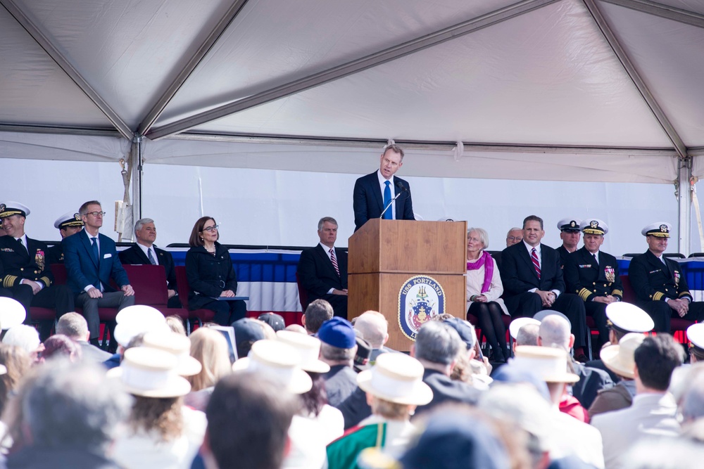 USS Portland Commissioning Ceremony