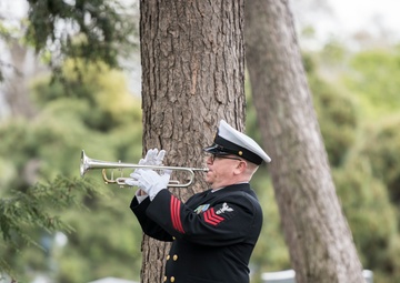 Wreath-Laying Ceremony at the Spirit of the Elbe Marker