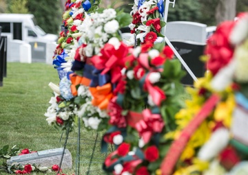 Wreath-Laying Ceremony at the Spirit of the Elbe Marker