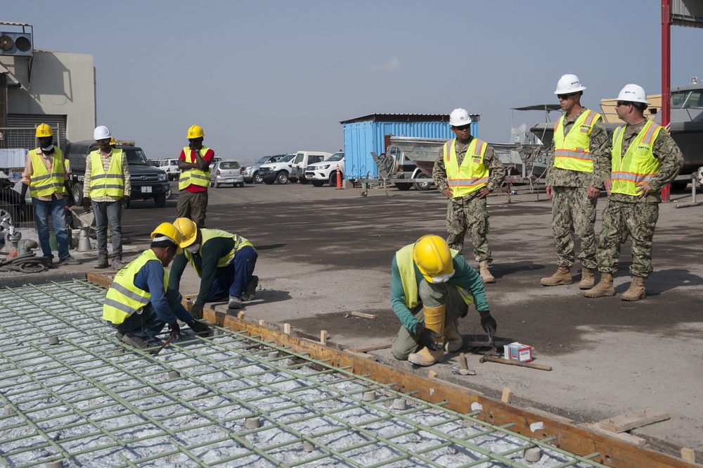 Camp Lemonnier Public Works assists with Djiboutian Boat Ramp Project