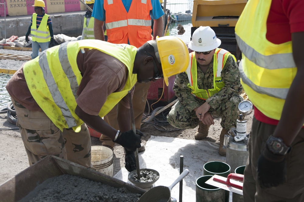 Camp Lemonnier Public Works Department assists with Djiboutian Boat Ramp Project