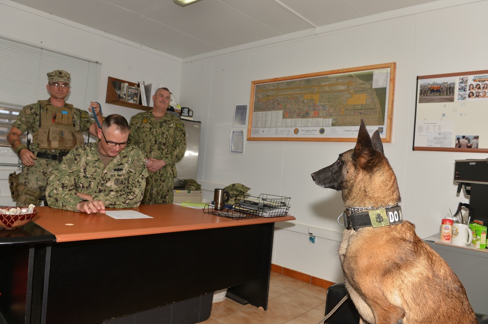 MWD Chief UU2 receives mid-term counseling