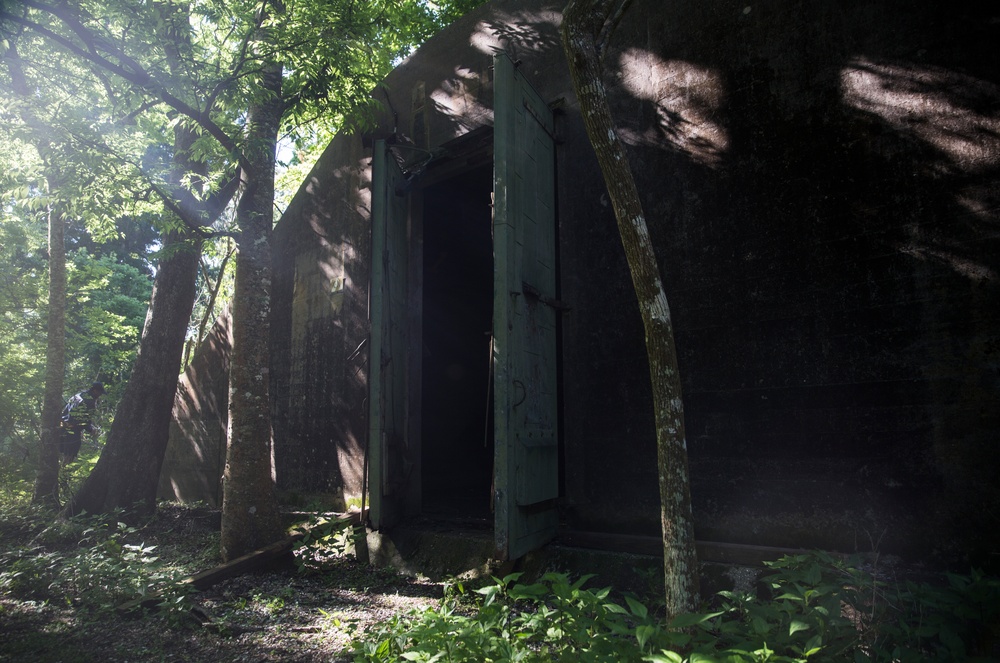 Preserving History: U.S. Marines and Sailors work with Woods Conservancy to clean up historic bunkers