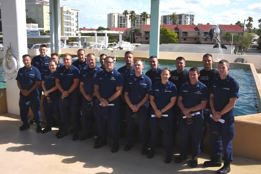 Coast Guard visits Clearwater Marine Aquarium