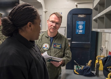 GHWB CO Conducts Spot Check