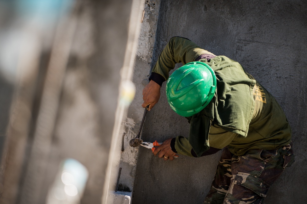 Balikatan 18: Construction at Calangitan ES continues