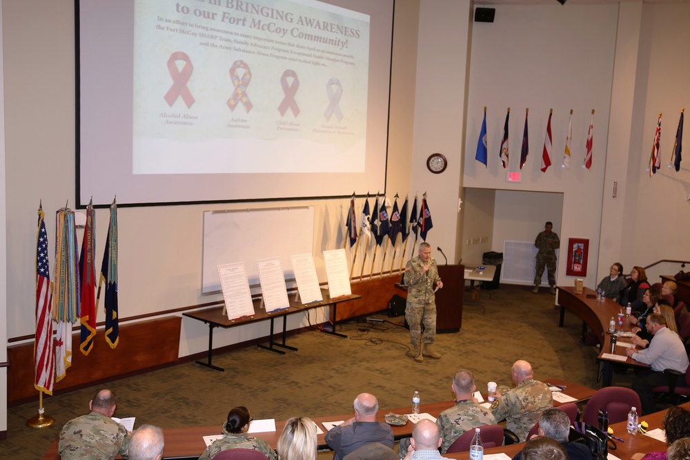 Fort McCoy recognizes April observances with special event