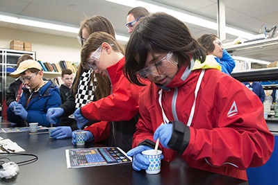 Nearly 700 children attend NUWC Newport’s Bring a Child to Work Day to learn about STEM careers, Navy traditions