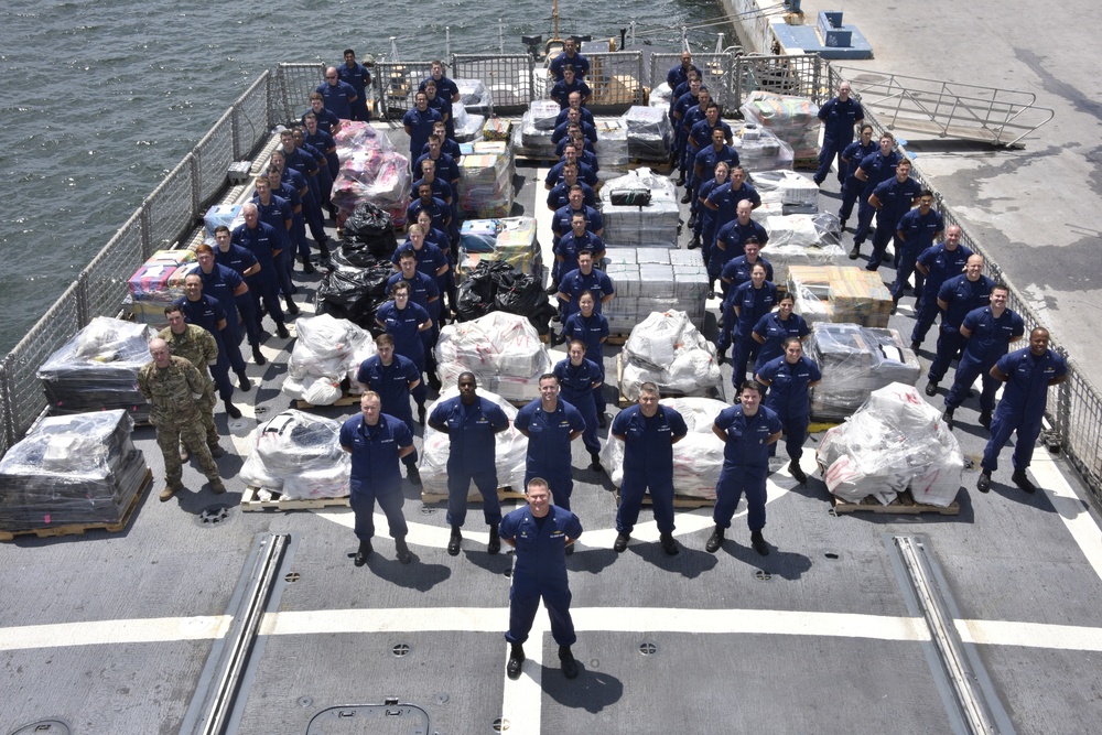 Coast Guard unloads 24,886 pounds of cocaine, 2,664 pounds of marijuana in Port  Everglades