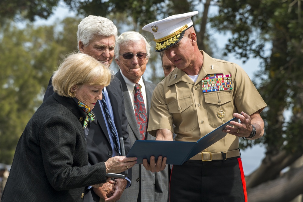 1st Lt. Sauer’s Silver Star presentation