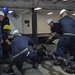 BLR Sailors secure the anchor.