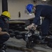 BLR Sailors secure the anchor.