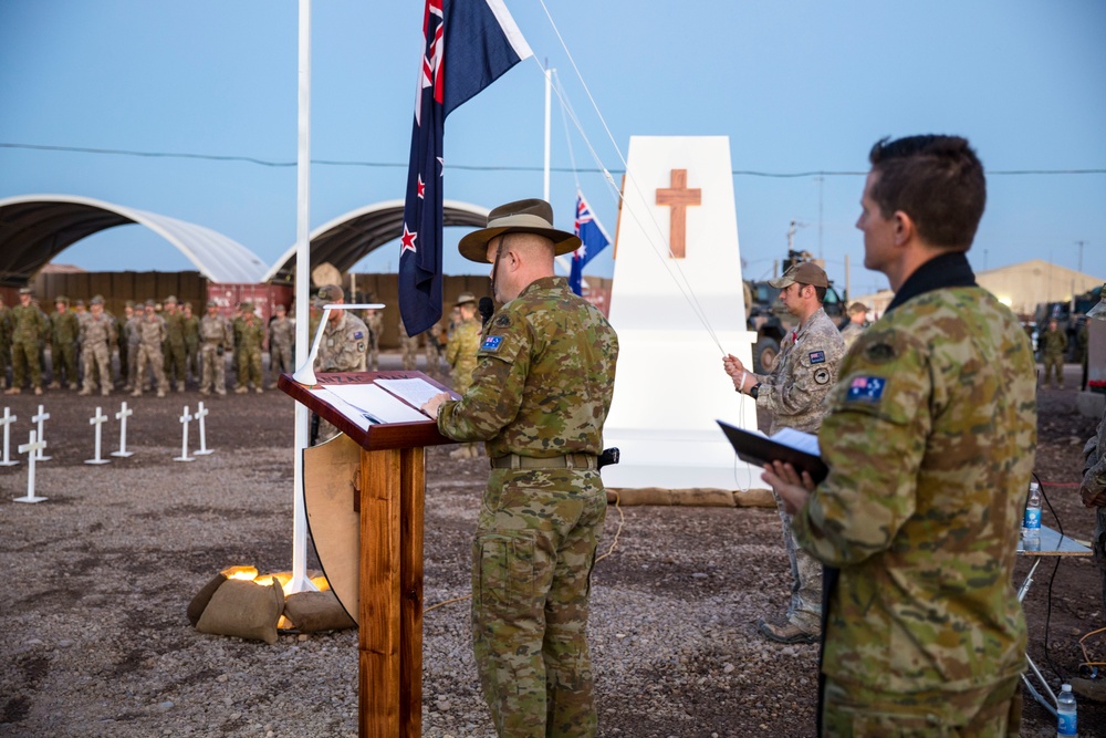 Anzac Day at Camp Taji