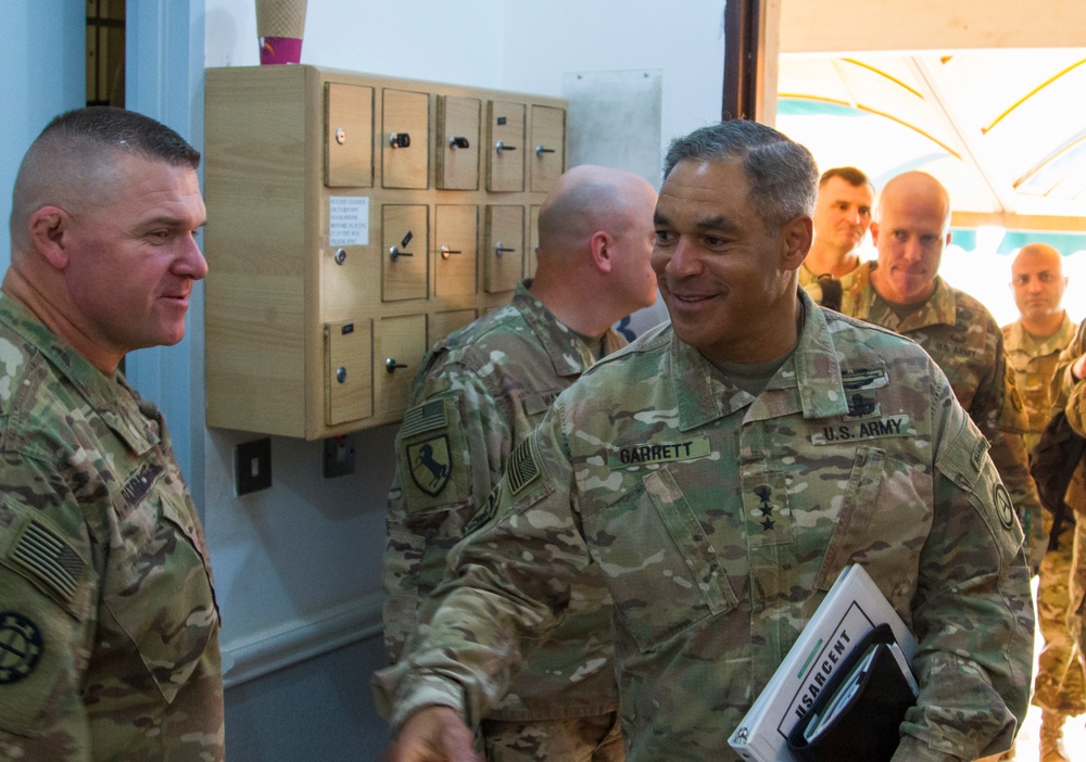USARCENT commander visits Eskan Village in Saudi Arabia