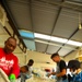 Marines help sort recyclables at Houjin Angel Kobo