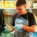Marines help sort recyclables at Houjin Angel Kobo