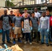 Marines help sort recyclables at Houjin Angel Kobo