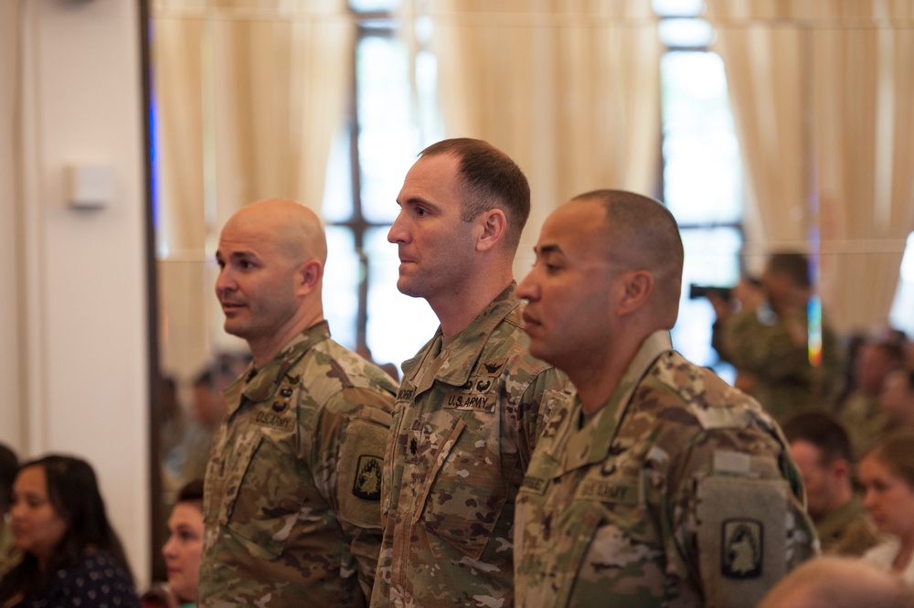 Change of Responsibility Ceremony 1-3 Attack Reconnaissance Battalion Command Sergeant Major