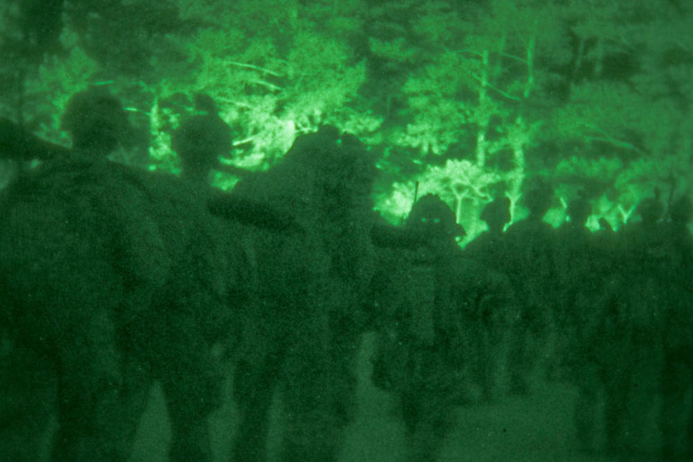 U.S. Army paratroopers are out of sight