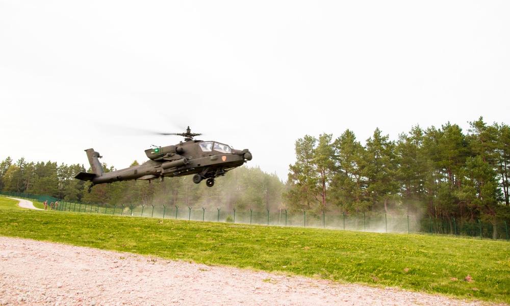 U.S. Army paratroopers are out of sight