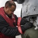 LAU-61 rocket launcher onload to an MH-60S Seahawk helicopter of HSC-22