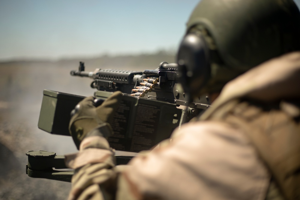 Moving forward: Marines engage targets, complete qualifications