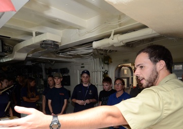 Sea Scouts Tour USS Frank Cable