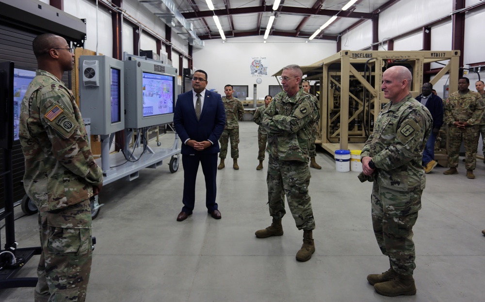 Lt. Gen. Theodore D. Martin deputy commanding general, chief of staff U.S. Army Training and Doctrine Command (TRADOC) visited U.S. Army Fort Lee this week.