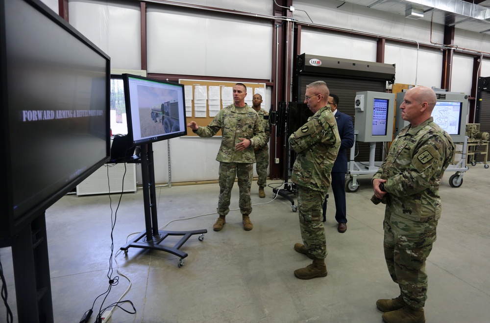 Lt. Gen. Theodore D. Martin deputy commanding general, chief of staff U.S. Army Training and Doctrine Command (TRADOC) visited U.S. Army Fort Lee this week.