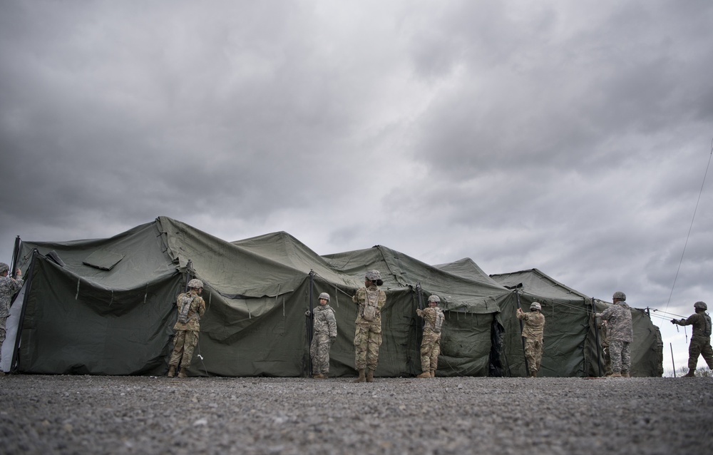 Military Police Command trains in the field