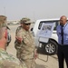 USARCENT commander speaks with project engineers at Camp Arifjan