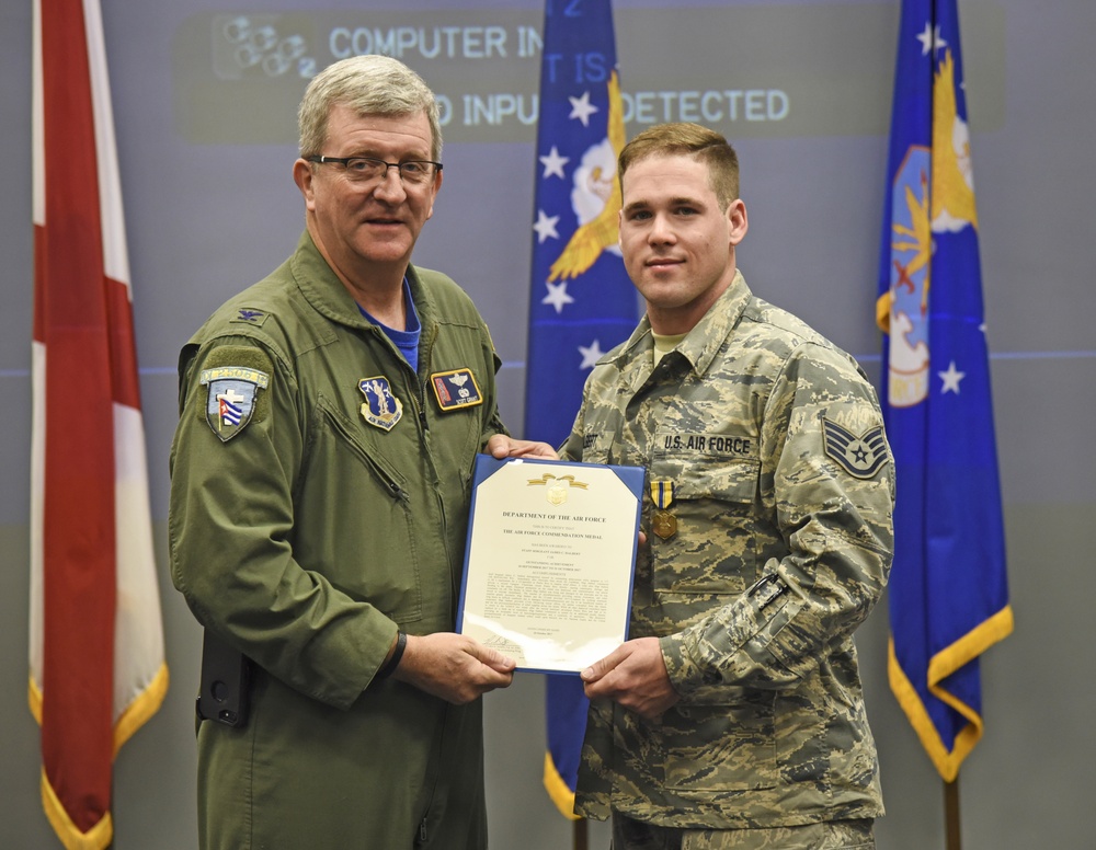 Staff Sgt. Halbert Receives Commendation Medal