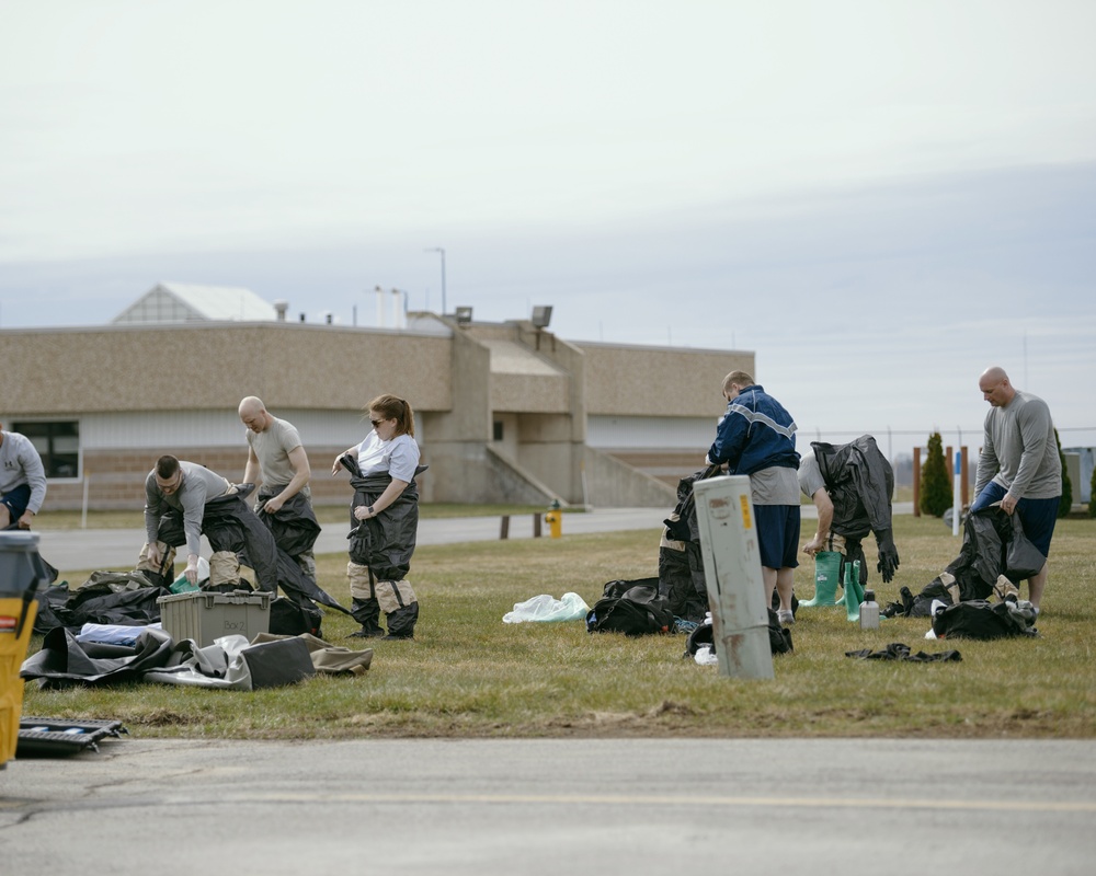 107th Airmen Train in Decon Skills to Save Lives