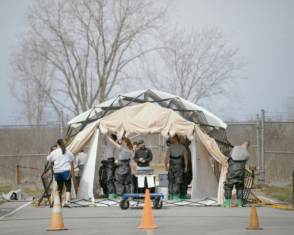 107th Airmen Train in Decon Skills to Save Lives