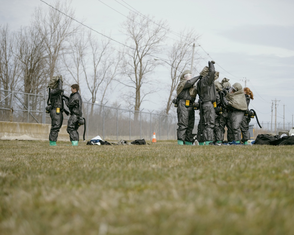 107th Airmen Train in Decon Skills to Save Lives