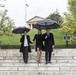 French President Emmanuel Macron Visits Arlington National Cemetery