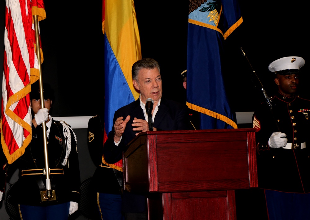 Colombian President visits, thanks SOUTHCOM