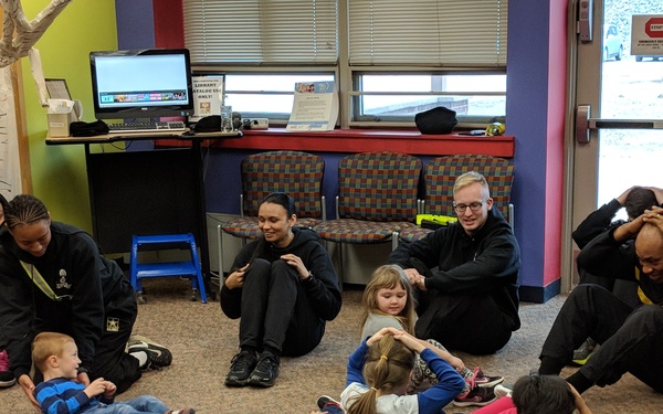 Fort Drum BOSS members support Month of the Military Child