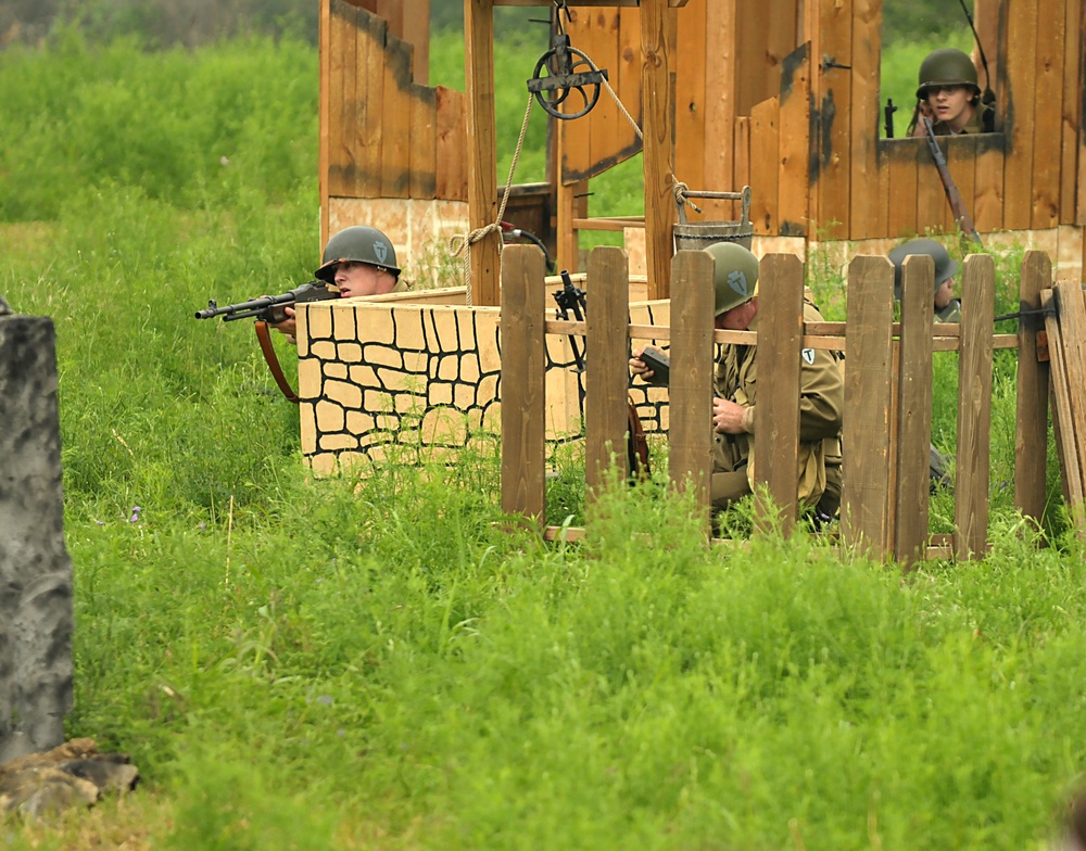 Reenactors Celebrate 75th Anniversary of the 36th Infantry Division Entering World War II