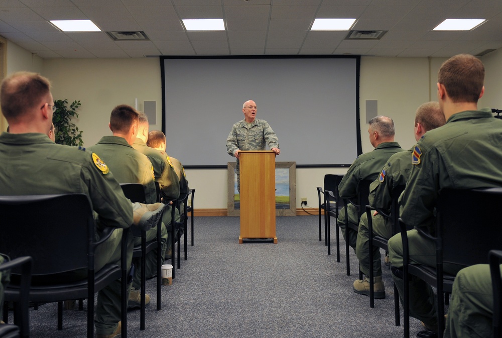 Air Force chief of chaplains visits Offutt and reflects on the past