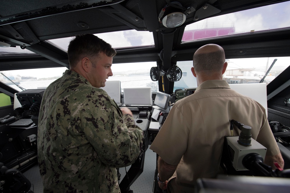 Vice Adm. Merz Visits Guam