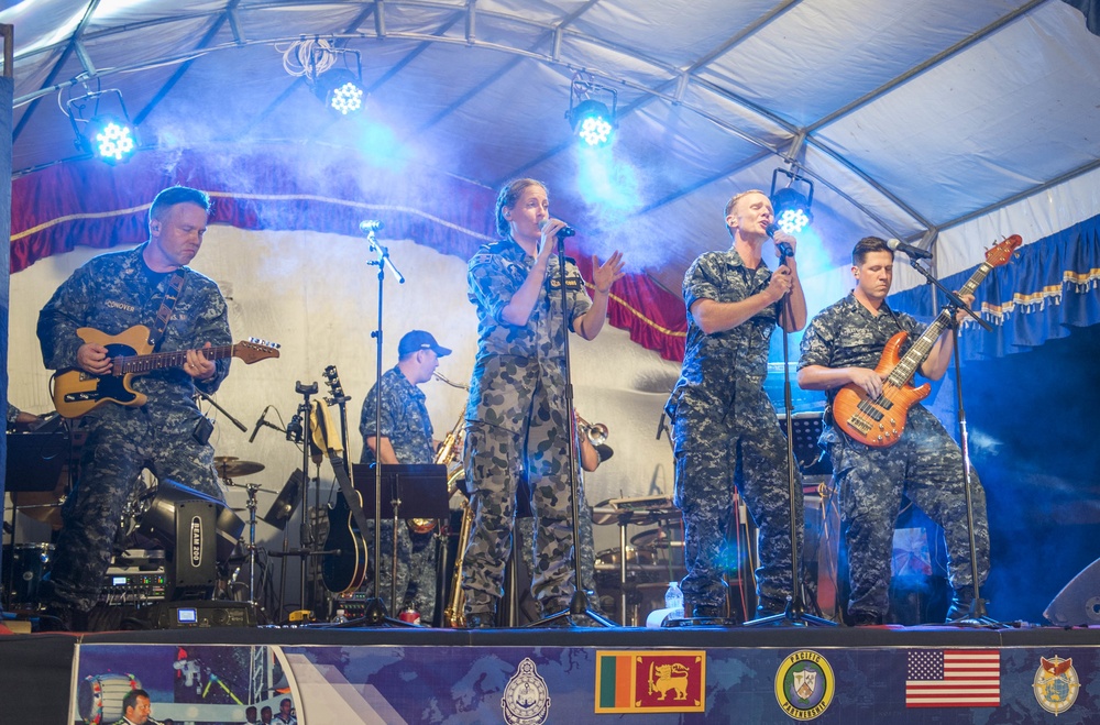 U.S. Pacific Fleet Band performs in Sri Lanka
