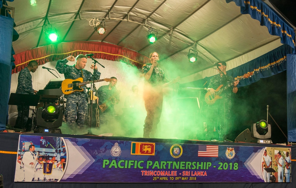 U.S. Pacific Fleet Band performs in Sri Lanka