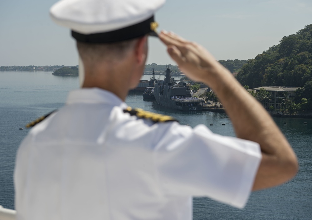 USNS Mercy Arrives in Sri Lanka