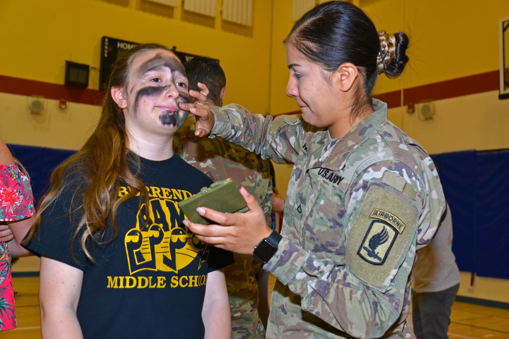 Boot Camp at Villaggio Middle School, Vicenza April 26, 2018