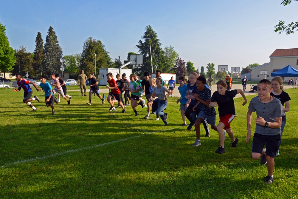 Boot Camp at Villaggio Middle School, Vicenza April 26, 2018