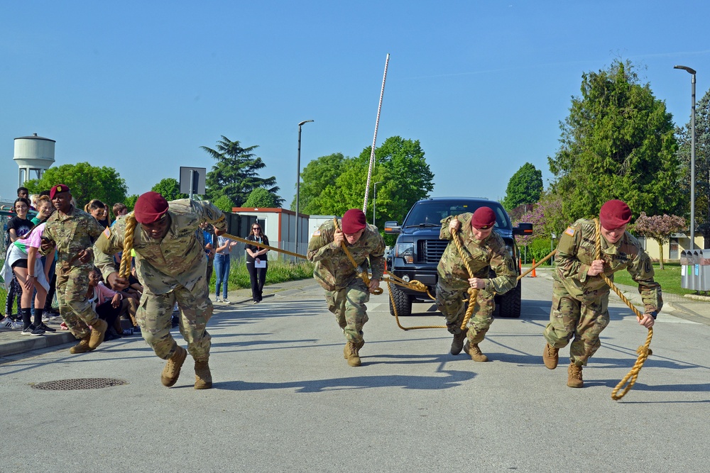 Boot Camp at Villaggio Middle School, Vicenza April 26, 2018