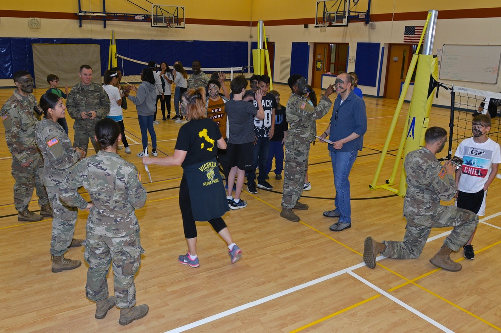Boot Camp at Villaggio Middle School, Vicenza April 26, 2018