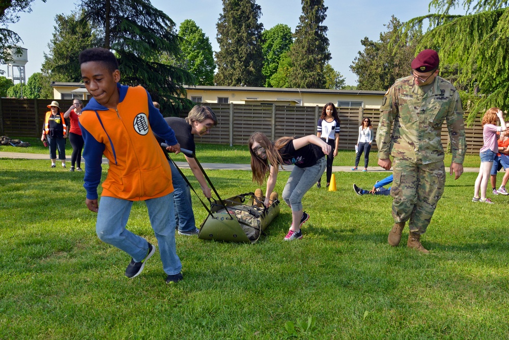 Boot Camp at Villaggio Middle School, Vicenza April 26, 2018