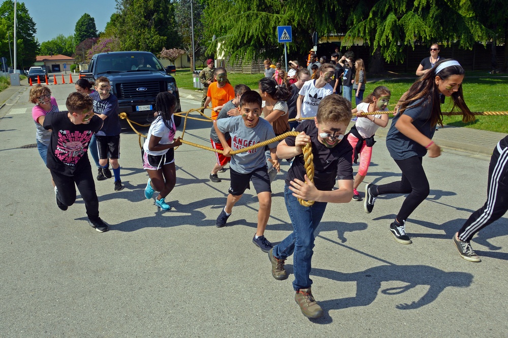 Boot Camp at Villaggio Middle School, Vicenza April 26, 2018